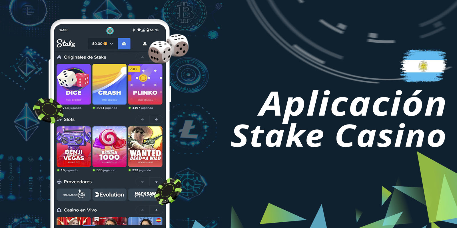 Stake casino app