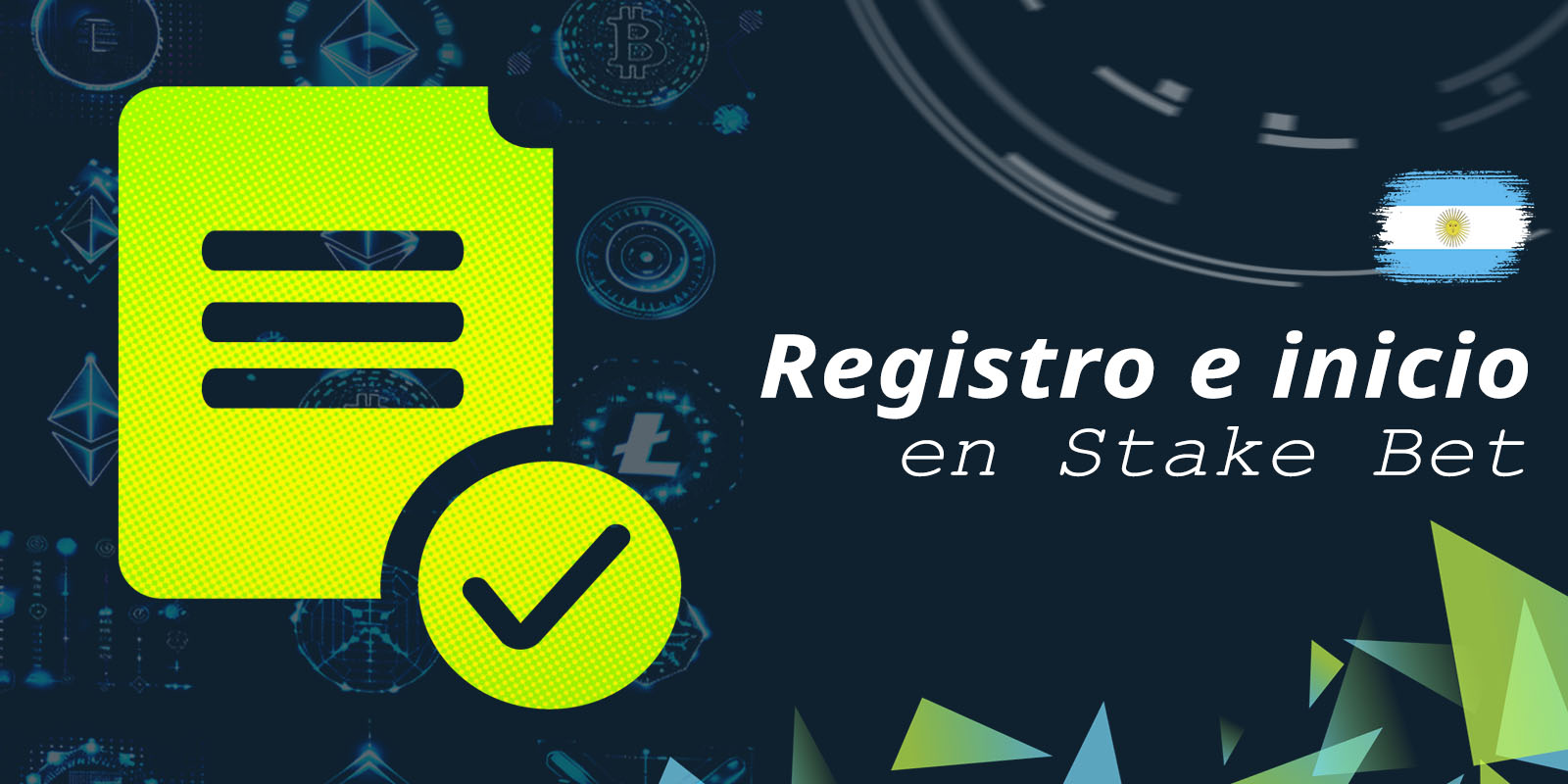 Registro e inicio de sesión en Stake Bet