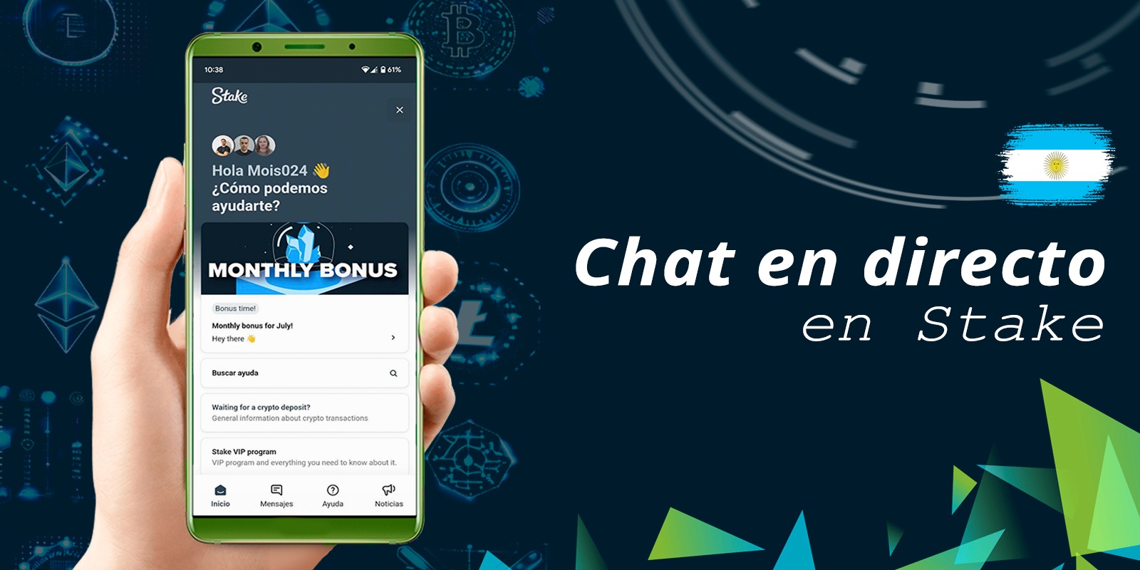 El chat en directo está disponible 24 horas al día, 7 días a la semana